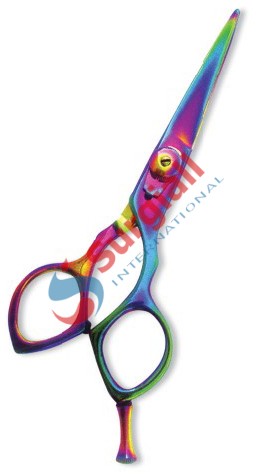 Professional Hair Cutting Scissor with razor edge. Multicolor Coating