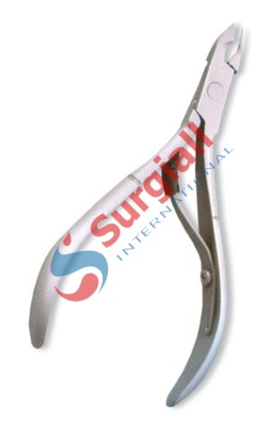 Cuticle Nipper, Single Spring. Mirror Finish.