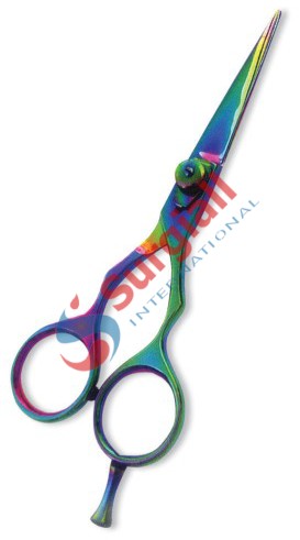 Professional Hair Cutting Scissor with razor edge. Multicolor Coating