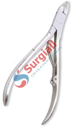 Cuticle Nipper, Single Spring. Mirror Finish.