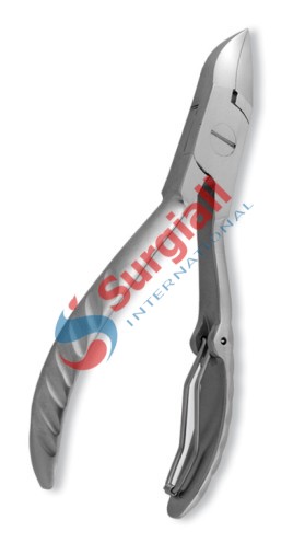 Nail Cutter, Single Spring. Mirror Finish.