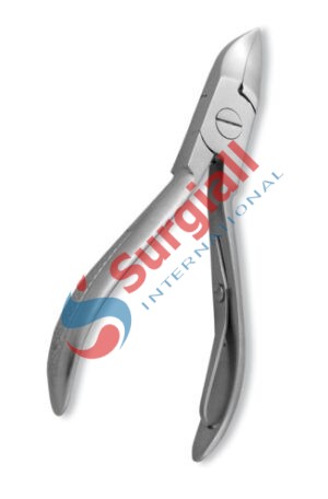 Nail Cutter, Single Spring. Mirror Finish.