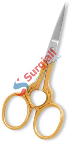 Fancy Scissor. Half Gold