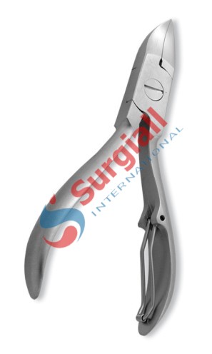 Nail Cutter, Single Spring. Mirror Finish.