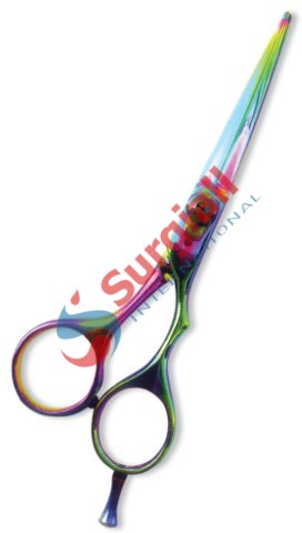 Professional Hair Cutting Scissor with razor edge. Multicolor Coating