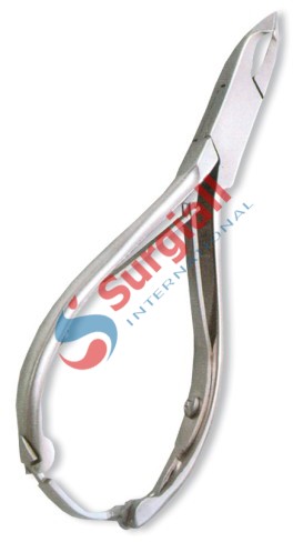 Cuticle Nipper, Double Spring w/lock. Mirror Finish.