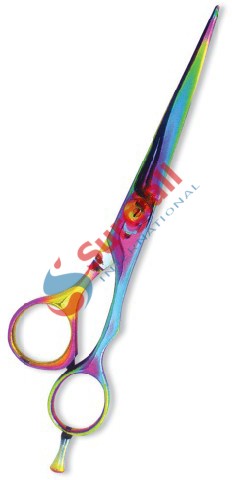 Professional Hair Cutting Scissor with razor edge. Multicolor Coating