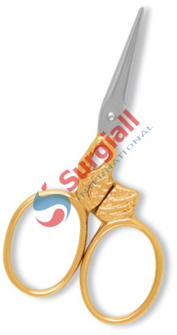 Fancy Scissor. Half Gold