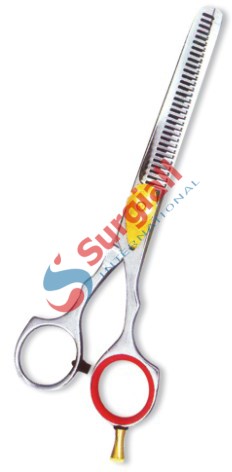 Pofessional Thinning Scissor. One Blade Teeth and One Blade Razor. Mirror Finish.