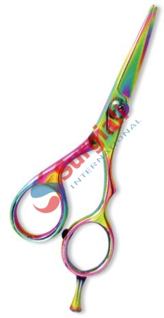 Professional Hair Cutting Scissor with razor edge. Multicolor Coating