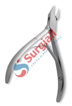 Nail Cutter, Double Spring. Mirror Finish.