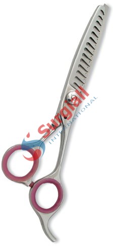 Professional Thinning Scissor. One Blade Teeth and One Blade Razor. Mirror Finish.