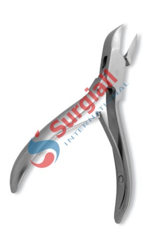 Nail Cutter, Double Spring. Mirror Finish.