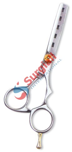 Professional Thinning Scissor. One Blade Teeth and One Blade Razor. Mirror Finish.