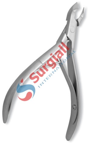 Cuticle Nipper, double Spring. Mirror Finish.