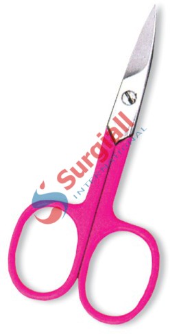 Nail Scissor. Half Color Coating.