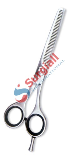 Professional Thinning Scissor. One Blade Teeth and One Blade Razor. Mirror Finish.