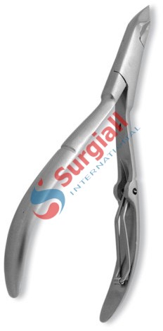 Cuticle Nipper, Single Spring. Mirror Finish