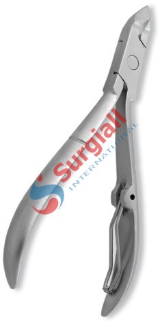 Cuticle Nipper, Single Spring. Mirror Finish