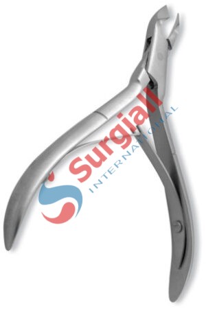 Cuticle Nipper, Single Spring. Mirror Finish.