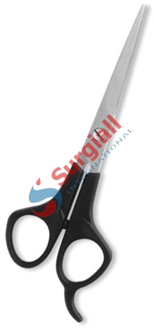 Hair Cutting Scissor. Plastic handle Satin Finish.