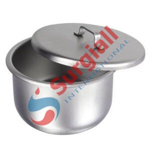 Gallipot with Lid Stainless Steel