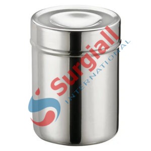 Canister made of special surgical steel